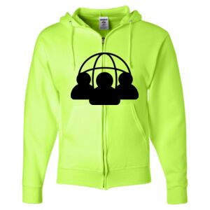 Unisex NuBlend® Full-Zip Hooded Sweatshirt Thumbnail
