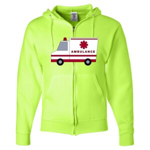 Unisex NuBlend® Full-Zip Hooded Sweatshirt Thumbnail