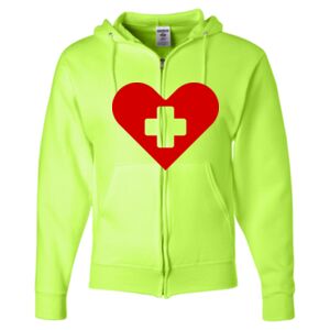 Unisex NuBlend® Full-Zip Hooded Sweatshirt Thumbnail