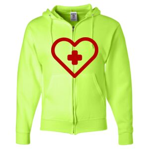 Unisex NuBlend® Full-Zip Hooded Sweatshirt Thumbnail