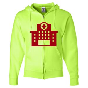 Unisex NuBlend® Full-Zip Hooded Sweatshirt Thumbnail