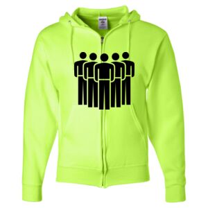 Unisex NuBlend® Full-Zip Hooded Sweatshirt Thumbnail