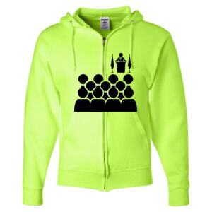 Unisex NuBlend® Full-Zip Hooded Sweatshirt Thumbnail