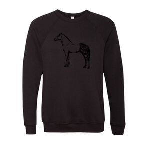 Unisex Sponge Fleece Raglan Crewneck Sweatshirt Thumbnail
