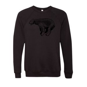 Unisex Sponge Fleece Raglan Crewneck Sweatshirt Thumbnail