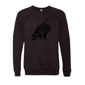 Unisex Sponge Fleece Raglan Crewneck Sweatshirt Thumbnail