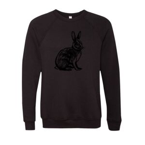 Unisex Sponge Fleece Raglan Crewneck Sweatshirt Thumbnail