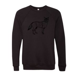 Unisex Sponge Fleece Raglan Crewneck Sweatshirt Thumbnail
