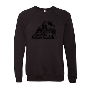 Unisex Sponge Fleece Raglan Crewneck Sweatshirt Thumbnail