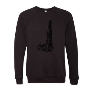 Unisex Sponge Fleece Raglan Crewneck Sweatshirt Thumbnail