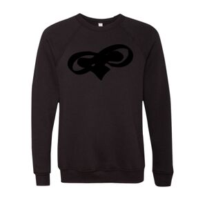 Unisex Sponge Fleece Raglan Crewneck Sweatshirt Thumbnail