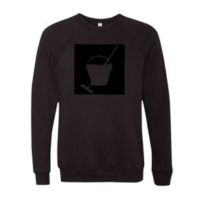 Unisex Sponge Fleece Raglan Crewneck Sweatshirt Thumbnail