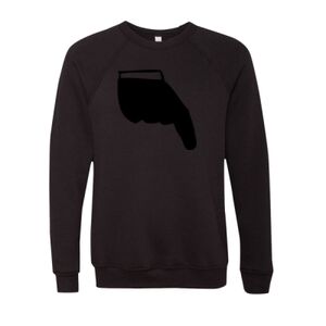 Unisex Sponge Fleece Raglan Crewneck Sweatshirt Thumbnail