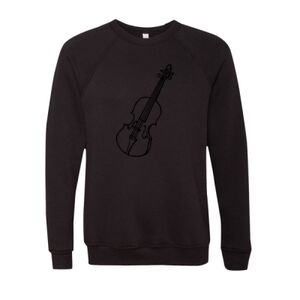 Unisex Sponge Fleece Raglan Crewneck Sweatshirt Thumbnail