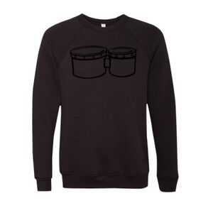 Unisex Sponge Fleece Raglan Crewneck Sweatshirt Thumbnail