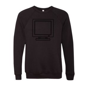 Unisex Sponge Fleece Raglan Crewneck Sweatshirt Thumbnail