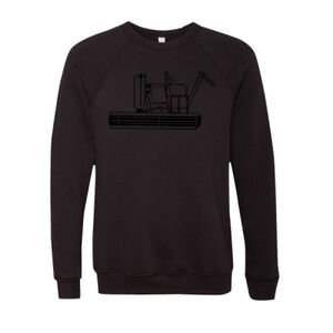 Unisex Sponge Fleece Raglan Crewneck Sweatshirt Thumbnail