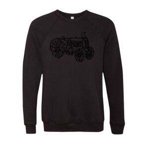 Unisex Sponge Fleece Raglan Crewneck Sweatshirt Thumbnail