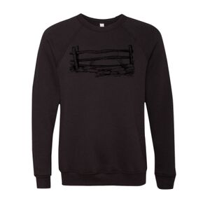 Unisex Sponge Fleece Raglan Crewneck Sweatshirt Thumbnail
