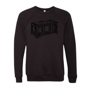 Unisex Sponge Fleece Raglan Crewneck Sweatshirt Thumbnail