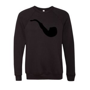 Unisex Sponge Fleece Raglan Crewneck Sweatshirt Thumbnail