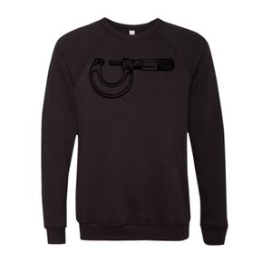 Unisex Sponge Fleece Raglan Crewneck Sweatshirt Thumbnail