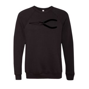 Unisex Sponge Fleece Raglan Crewneck Sweatshirt Thumbnail