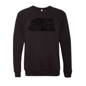 Unisex Sponge Fleece Raglan Crewneck Sweatshirt Thumbnail