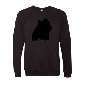 Unisex Sponge Fleece Raglan Crewneck Sweatshirt Thumbnail