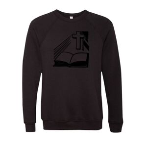 Unisex Sponge Fleece Raglan Crewneck Sweatshirt Thumbnail
