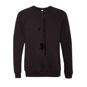 Unisex Sponge Fleece Raglan Crewneck Sweatshirt Thumbnail