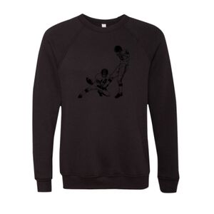 Unisex Sponge Fleece Raglan Crewneck Sweatshirt Thumbnail