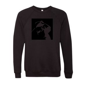 Unisex Sponge Fleece Raglan Crewneck Sweatshirt Thumbnail