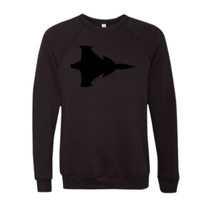 Unisex Sponge Fleece Raglan Crewneck Sweatshirt Thumbnail