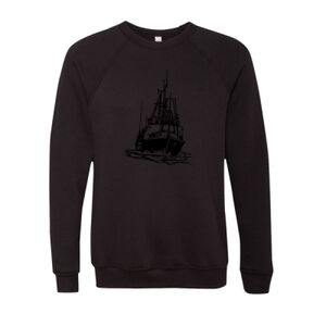 Unisex Sponge Fleece Raglan Crewneck Sweatshirt Thumbnail