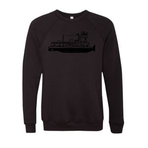 Unisex Sponge Fleece Raglan Crewneck Sweatshirt Thumbnail