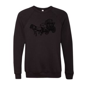 Unisex Sponge Fleece Raglan Crewneck Sweatshirt Thumbnail