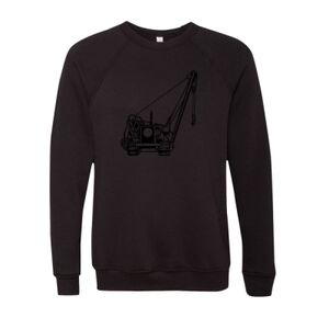 Unisex Sponge Fleece Raglan Crewneck Sweatshirt Thumbnail