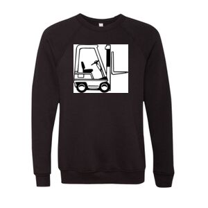 Unisex Sponge Fleece Raglan Crewneck Sweatshirt Thumbnail