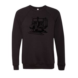 Unisex Sponge Fleece Raglan Crewneck Sweatshirt Thumbnail