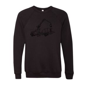 Unisex Sponge Fleece Raglan Crewneck Sweatshirt Thumbnail