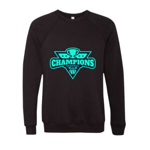 Unisex Sponge Fleece Raglan Crewneck Sweatshirt Thumbnail