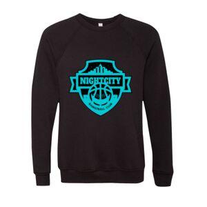 Unisex Sponge Fleece Raglan Crewneck Sweatshirt Thumbnail