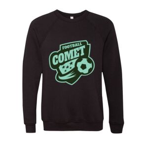 Unisex Sponge Fleece Raglan Crewneck Sweatshirt Thumbnail