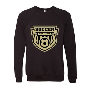 Unisex Sponge Fleece Raglan Crewneck Sweatshirt Thumbnail