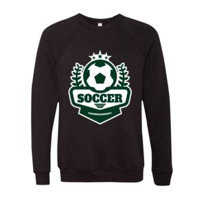 Unisex Sponge Fleece Raglan Crewneck Sweatshirt Thumbnail
