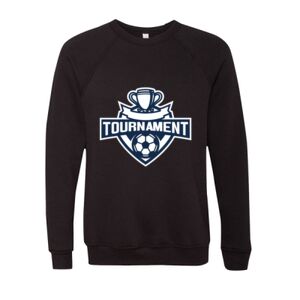 Unisex Sponge Fleece Raglan Crewneck Sweatshirt Thumbnail