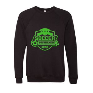 Unisex Sponge Fleece Raglan Crewneck Sweatshirt Thumbnail