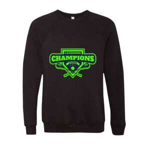 Unisex Sponge Fleece Raglan Crewneck Sweatshirt Thumbnail