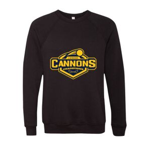 Unisex Sponge Fleece Raglan Crewneck Sweatshirt Thumbnail